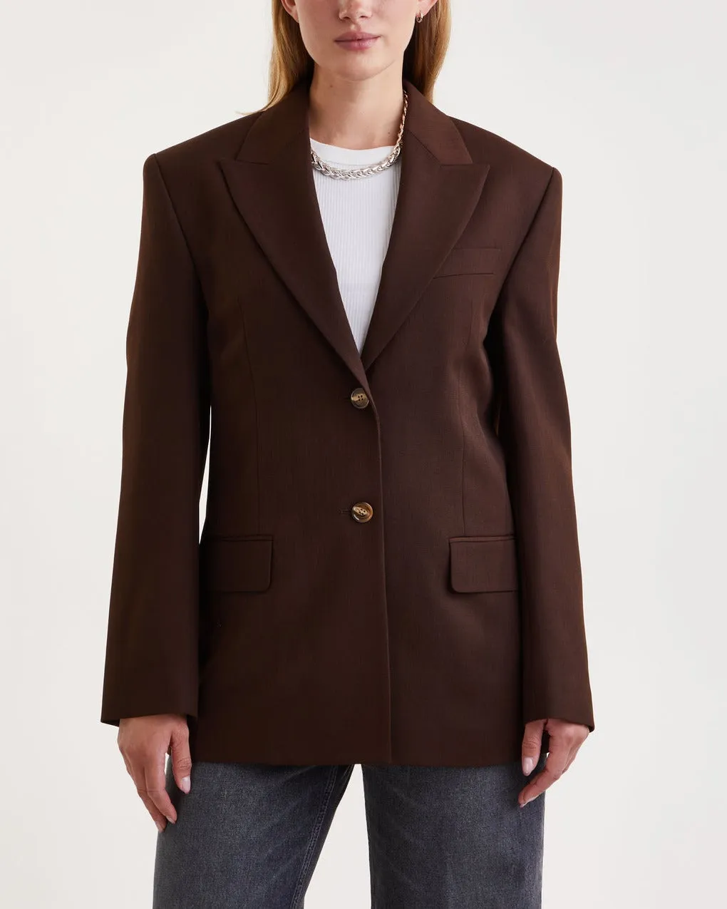 Acne Studios   Blazer Single-Breasted Chestnut Chestnut 